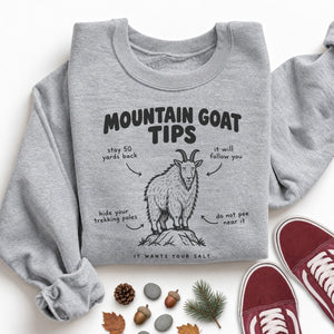 Mountain Goat Tips Sweatshirt