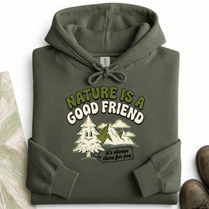 Nature Is a Good Friend Hoodie