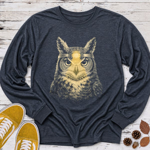 Night Hike Owl Long Sleeve Tee