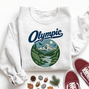Olympic Retro Script Sweatshirt