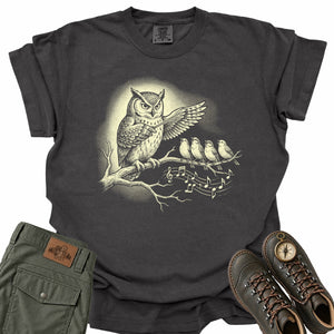 Owl Choir Conductor Comfort Colors T-Shirt