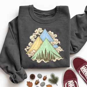 Pastel Peaks Sweatshirt