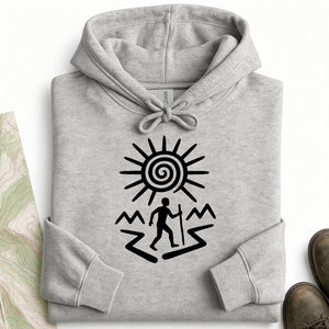 Petroglyph Sun Hiker Hoodie
