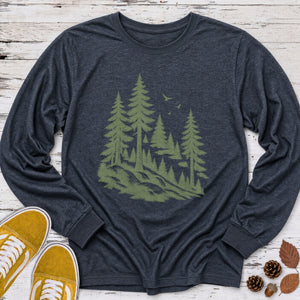 Pine Hillside Long Sleeve Tee