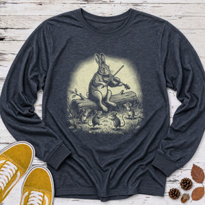 Rabbit Fiddler Field Mice Dance Long Sleeve Tee