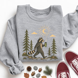 Raccoon Thermos Stroll Sweatshirt