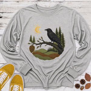 Raven Bough Long Sleeve Tee