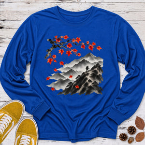 Red Maple Ridge Long Sleeve Tee
