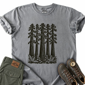 Redwood Linocut T-Shirt