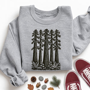 Redwood Linocut Sweatshirt