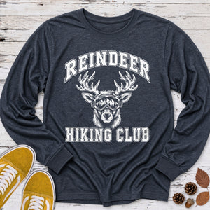 Reindeer Hiking Club Long Sleeve Tee