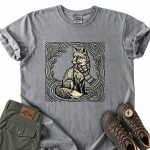 Scarfy Fox T-Shirt