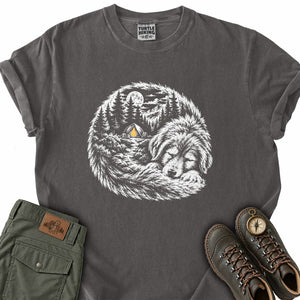Sleeping Trail Dog T-Shirt