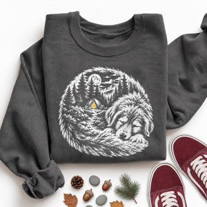Sleeping Trail Dog Sweatshirt