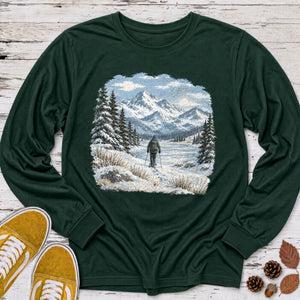 Snowshoer Winter Valley Long Sleeve Tee