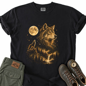 Spirit Wolf Moon T-Shirt