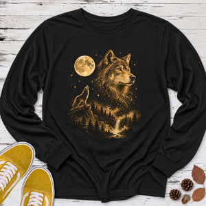 Spirit Wolf Moon Long Sleeve Tee