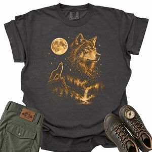 Spirit Wolf Moon Comfort Colors T-Shirt