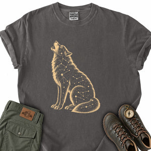 Star Chart Wolf T-Shirt