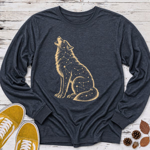Star Chart Wolf Long Sleeve Tee