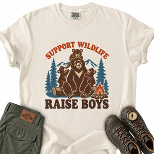 Support Wildlife Raise Boys T-Shirt