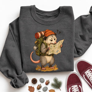 Upside Down Map Possum Sweatshirt