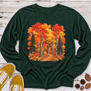 White Blaze Maples Long Sleeve Tee