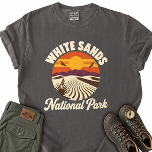 White Sands Sunset Circle T-Shirt