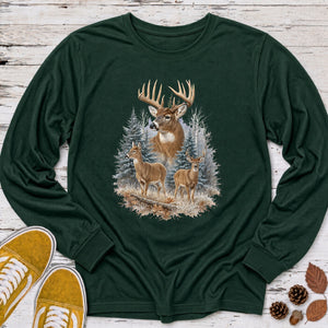 Whitetail in the Pines Long Sleeve Tee