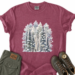 Winter Aspen Wall T-Shirt