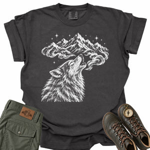 Wolf Breath Mountains Comfort Colors T-Shirt