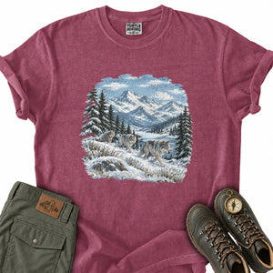 Wolf Pack Winter Valley T-Shirt