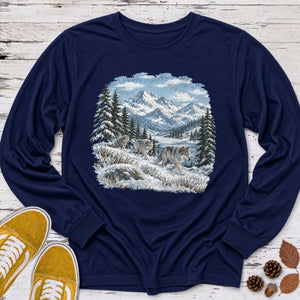 Wolf Pack Winter Valley Long Sleeve Tee