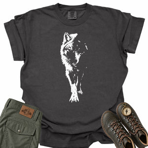 Wolf Walking Comfort Colors T-Shirt