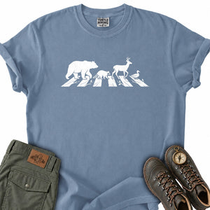 Woodland Critters Crossing T-Shirt