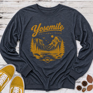 Yosemite Sketch Long Sleeve Tee